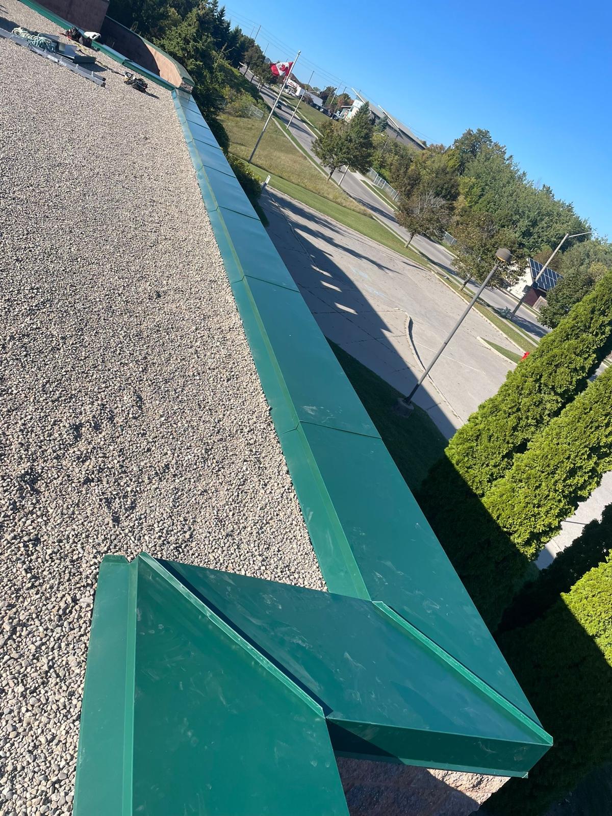 Metal coping installation Toronto - weatherproof wall caps
